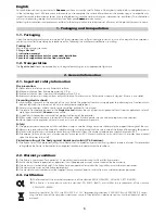 Preview for 4 page of Coemar Stage Lite Led Instruction Manual