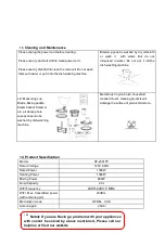 Preview for 18 page of Cofar CF-1905FP Instruction Manual