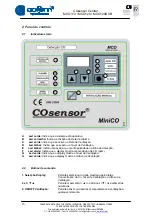 Предварительный просмотр 16 страницы Cofem COsensor MCO110 Manual