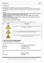 Preview for 5 page of Coffed SR 25 Operation Manual