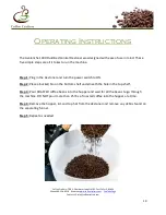 Предварительный просмотр 19 страницы Coffee crafters AVALANCHE 1400 Manual