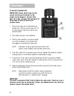 Предварительный просмотр 8 страницы Coffee Laboratory Coffee Pro Moisture-Mac Operator'S Manual