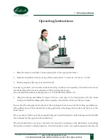 Предварительный просмотр 9 страницы Coffee Laboratory Octagon 200 Operating Instructions Manual