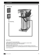 Предварительный просмотр 3 страницы Coffee Queen 320.415 User Manual