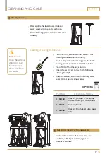 Preview for 17 page of Coffee Queen CATER User Manual