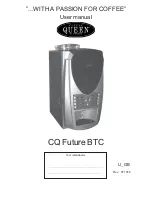 Coffee Queen CQ Future BTC User Manual предпросмотр