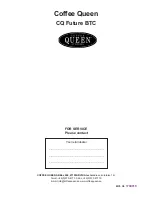 Предварительный просмотр 26 страницы Coffee Queen CQ Future BTC User Manual