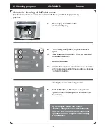 Предварительный просмотр 14 страницы Coffee Queen CQ Future Combi automat User Manual