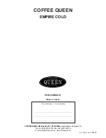 Preview for 29 page of Coffee Queen Empire Cold Service Manual