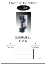 Coffee Queen Gourme 8L Manual preview