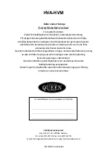 Предварительный просмотр 26 страницы Coffee Queen HVA User Manual