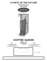 Предварительный просмотр 1 страницы Coffee Queen Termos M User Manual