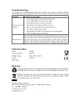 Предварительный просмотр 27 страницы Coffeemaxx 363801 Instruction Manual