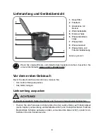 Preview for 8 page of Coffeemaxx CM6669 Instruction Manual