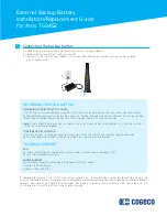 Предварительный просмотр 2 страницы cogeco Arris TG3452 Installation/Replacement Manual