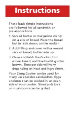 Предварительный просмотр 4 страницы Coghlan's Camp Cooker Instructions And Recipes Manual