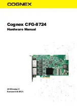 Предварительный просмотр 1 страницы Cognex CFG-8724 Hardware Manual