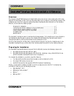 Preview for 1 page of Cognex CIO-2550-00 Installation Reference