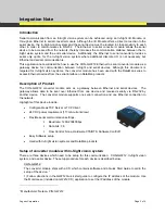 Preview for 2 page of Cognex CON-GW212 Integration Notes