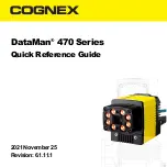 Cognex DataMan 470 Series Quick Reference Manual предпросмотр