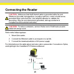 Предварительный просмотр 25 страницы Cognex DataMan 470 Series Quick Reference Manual