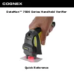 Предварительный просмотр 1 страницы Cognex DataMan 7500 Series Quick Reference