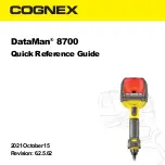 Cognex DataMan 8700 Quick Reference Manual preview