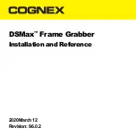 Cognex DSMax Frame Grabber Installation And Reference preview