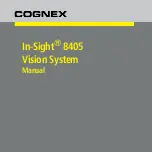 Cognex In-Sight 8405 Manual preview