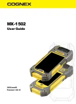 Предварительный просмотр 1 страницы Cognex MX-1500 User Manual