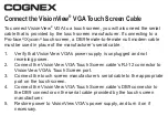 Предварительный просмотр 1 страницы Cognex VisionView VGA Manual