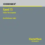 Cognex Xpand 15 Quick Reference Manual предпросмотр