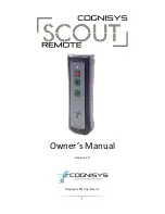 Cognisys SCOUT Owner'S Manual preview