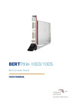 Предварительный просмотр 1 страницы Coherent Solutions BERTPXIe-1003 User Manual