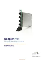 Coherent Solutions DopplerPXIe User Manual preview