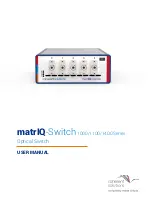 Предварительный просмотр 1 страницы Coherent Solutions matrIQ 1000 Series User Manual