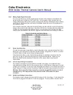 Preview for 12 page of COHU 5935-1000/T100 User Manual