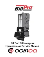 Preview for 1 page of Coinco BillPro Operation And Service Manual