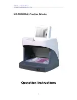 Preview for 1 page of CoinMate MD-8000 Operation Instructions Manual