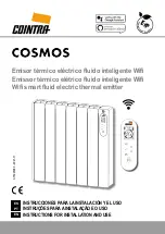 Cointra COSMOS Instructions For Installation And Use Manual предпросмотр