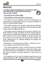 Preview for 34 page of Cointra SIENA Instructions For Installation And Use Manual