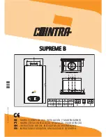 Предварительный просмотр 1 страницы Cointra SUPREME 11 B Instructions For Use, Installation And Maintenance