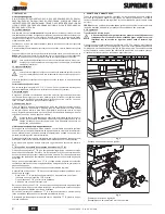 Preview for 8 page of Cointra SUPREME 11 B Instructions For Use, Installation And Maintenance