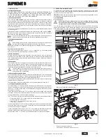 Preview for 13 page of Cointra SUPREME 11 B Instructions For Use, Installation And Maintenance