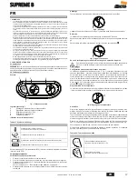 Preview for 17 page of Cointra SUPREME 11 B Instructions For Use, Installation And Maintenance