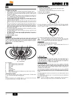 Предварительный просмотр 2 страницы Cointra supreme e ts Instructions For Use, Installation And Maintenance