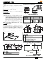 Предварительный просмотр 3 страницы Cointra supreme e ts Instructions For Use, Installation And Maintenance