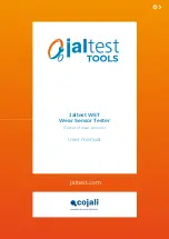 Cojali jaltest TOOLS WST User Manual предпросмотр