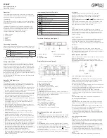 Cojali JT2007 Operating Manual preview