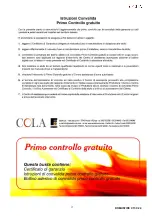 Preview for 3 page of Cola DOMUSFIRE C17 Installation, Use And Maintenance Manual